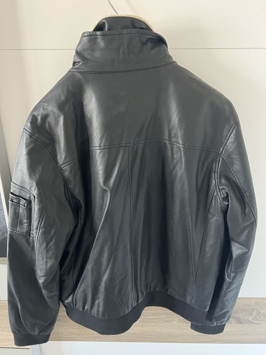 Мъжко кожено яке Calvin Klein авиаторско