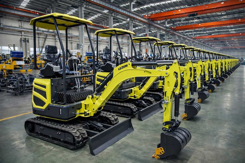 LEZUM NK18 Mini excavator de vânzare, direct din fabrică din China.