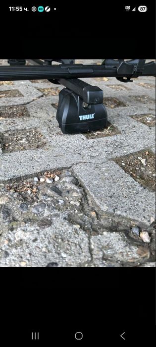 Напречни греди +стойка за колело