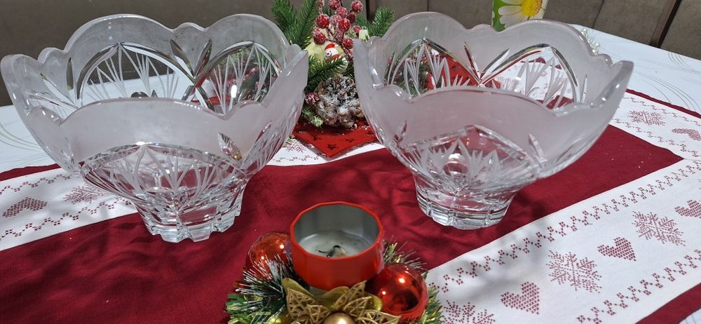 Ваза советский хрусталь 2шт