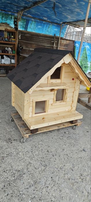 Дом, будка, вольер. Изготовление из дерева в Сергели.