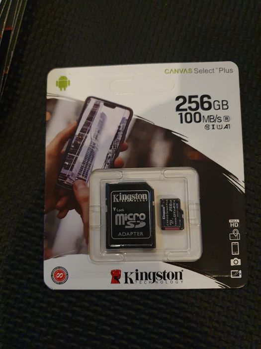 Card memorie 256 gb kingston si samsung de 512 gb