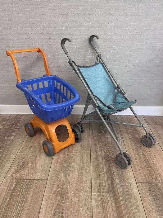 Детская коляска и тележка