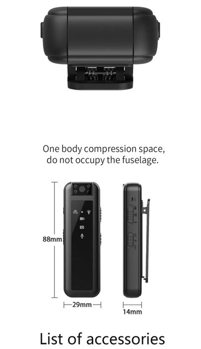 Body kamera mini camera