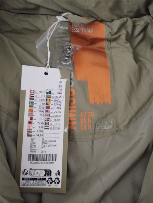 Geacă groasă nouă amisu