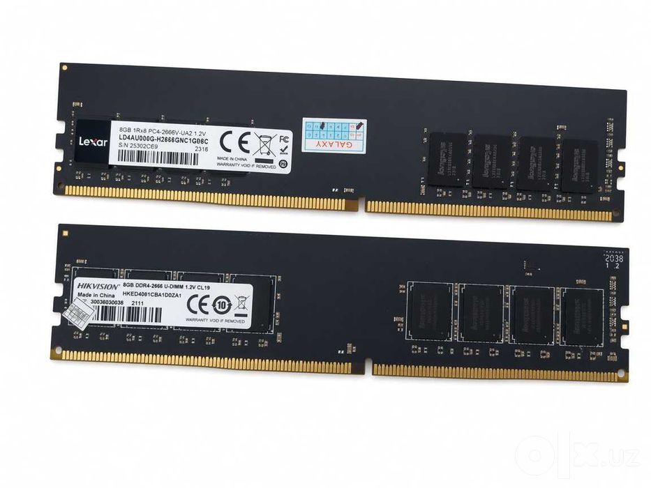 DDR 4 16gb (8 + 8) 2666 mhz