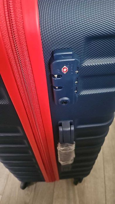 Комплект Coolife, 3 части, багажен куфар с твърда страна и TSA