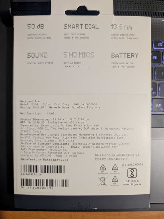 nothing cmf neckband pro