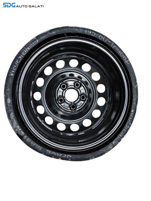 Roata Janta Rezerva Slim 5x120 195 80 R17 17 Volkswagen Touareg 2.5 TDI 2003 - 2010 Cod 7L6601027B [L2857]