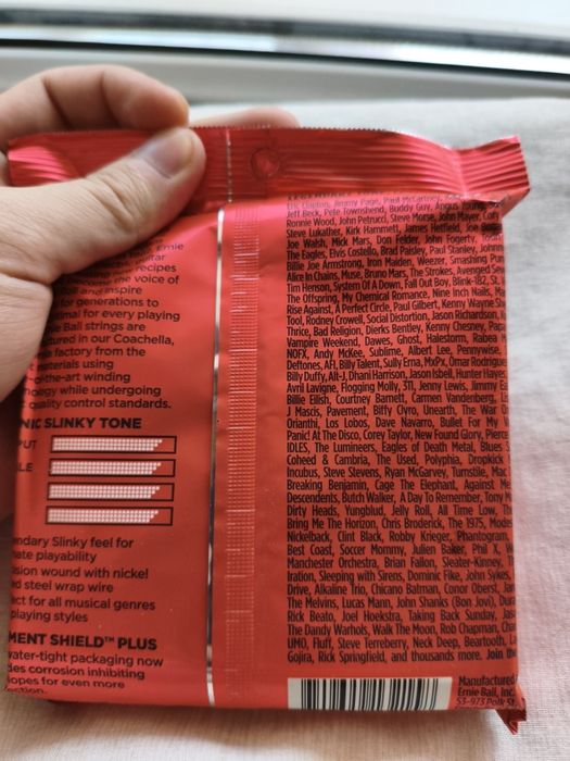 Струны для электрогитары