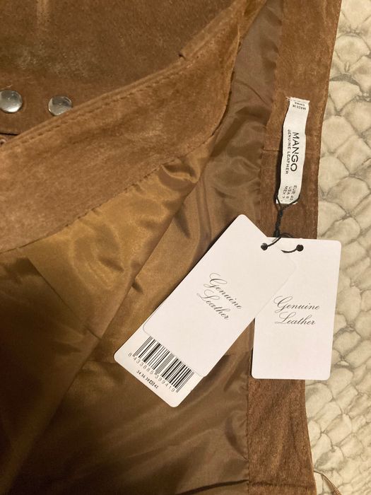 Mango -пола естествена кожа