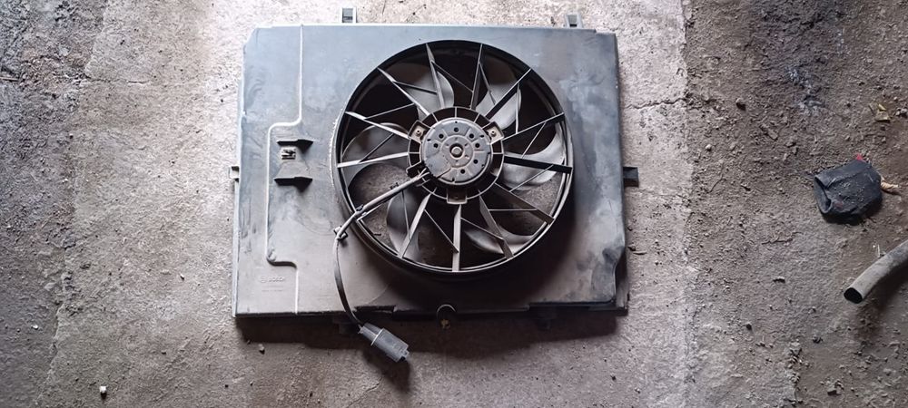 Моторчик с диффузором на Мерседес W 210