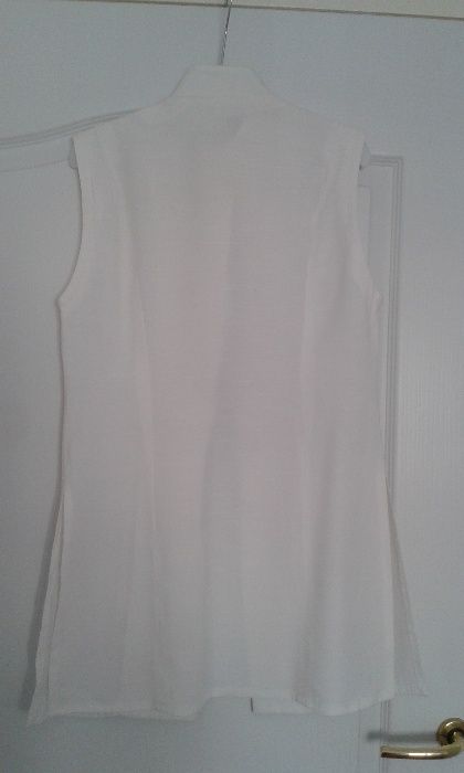 Tunica de culoare alba + pantalon lung alb