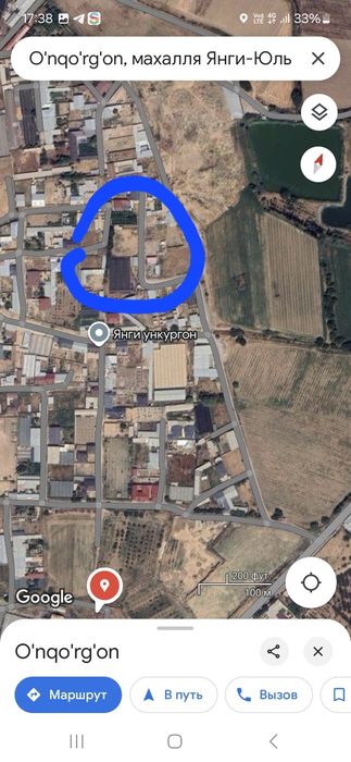 QIBRAY tumani o'nqo'rg'on maxallada 20 sotix Yer sotladi