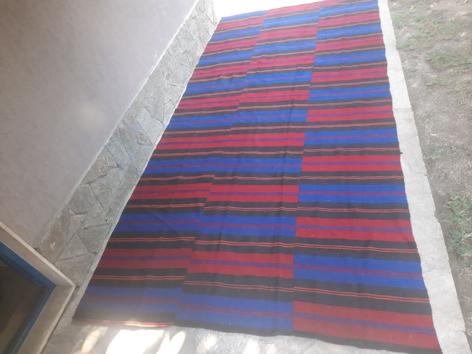 голяма родопска вълнена черга от миналия век НОВА!!