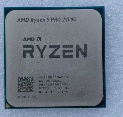 CPU AMD Ryzen 5 PRO 2400G 3.60Ghz 4C / 8Th ECC