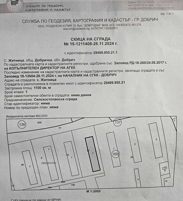 Продава се Склад в Добрич, Добротица - Албенска - 1100 кв.м за 56 €/кв.м - Снимка #1