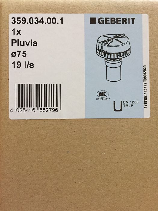 Receptor apa Geberit Pluvia