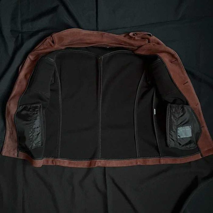 Jachetă Zara Man maro military style marimea M