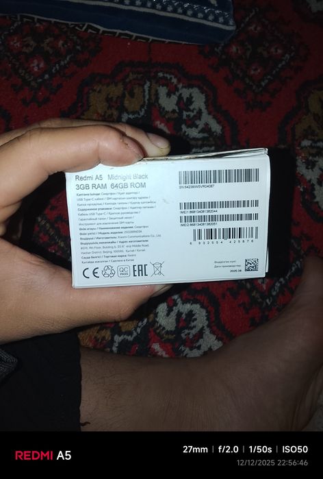 Redmi A5 yoqsa ola verasla