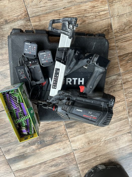 Pistol cu cuie pentru beton Wurth