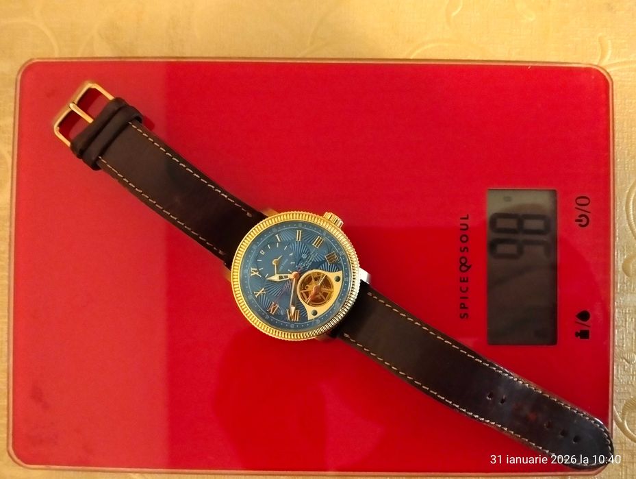 Ceas Constantin Weisz Dual Time Automatic Limited Edition 24 jewels numarul 302 din 700 (atatea exista modelul asta)