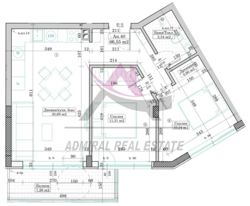 Продава се Тристаен апартамент в Варна, Виница - 75 кв.м за 2334 €/кв.м - Снимка #6