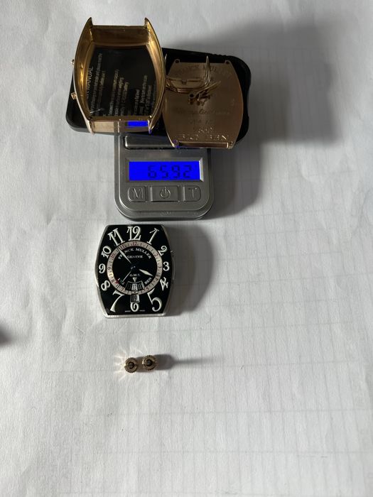 18 k aur Franck Muller Big Ben,GMT,Alarma ref.7850
