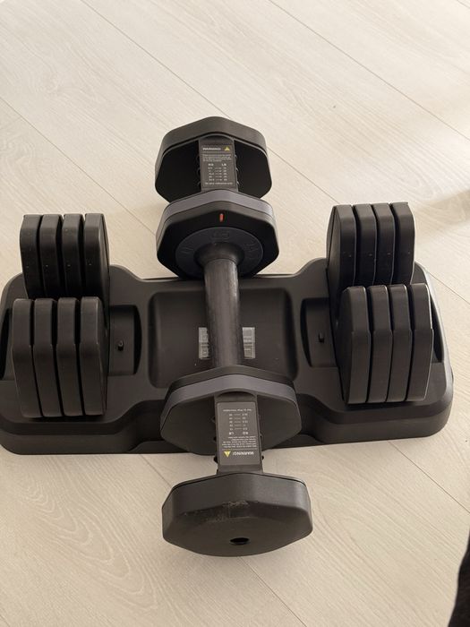 Gantera reglabilă 6,5–24,5 kg (55 lb) cu suport – reglare rapidă