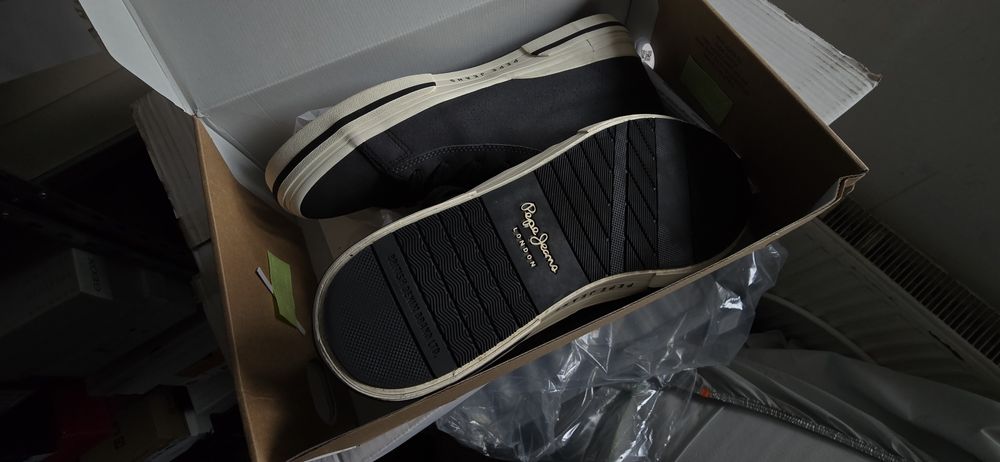 Vand bascheti piele naturala Pepe Jeans, nu nike  adidas new hoka
