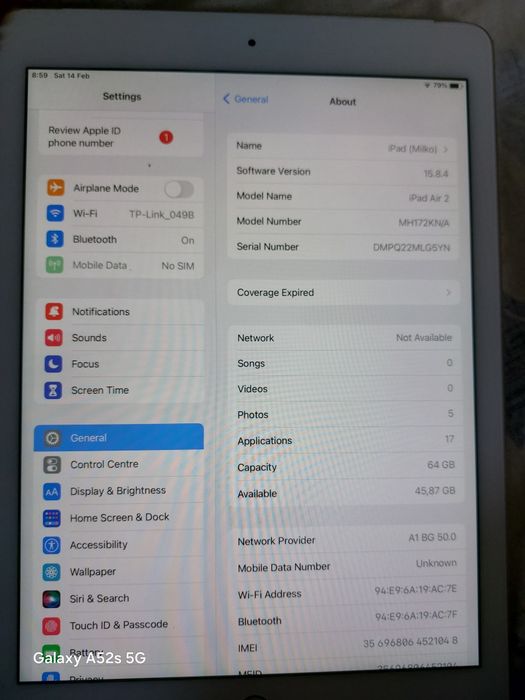 Продавам IPad Air 2