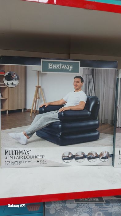 Матрас надувной и кресло