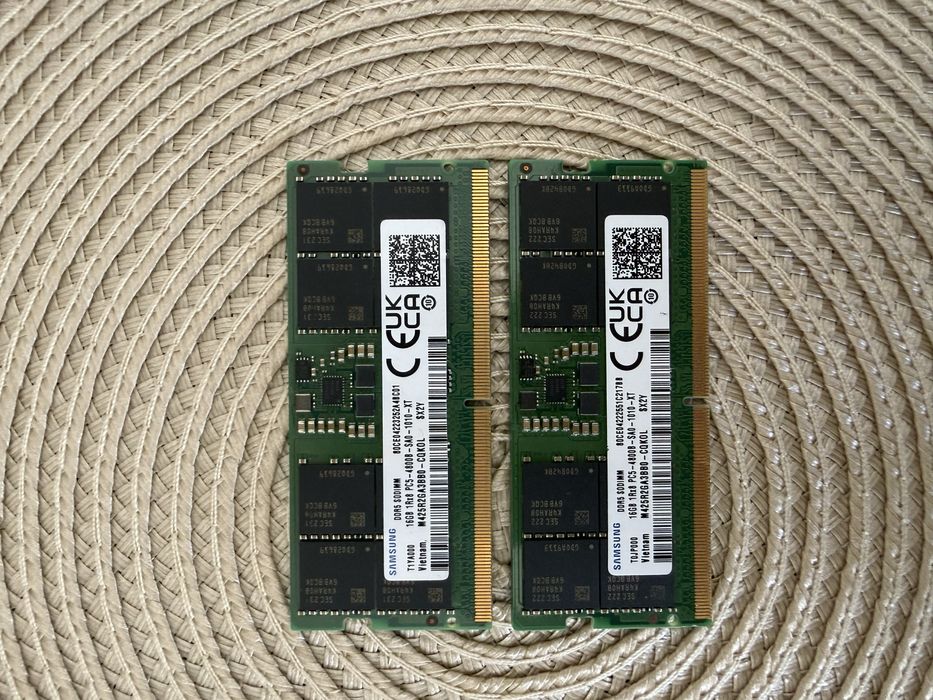 Samsung SODIMM 32gb DDR5 Ram памет x2 16gb 4800Mhz