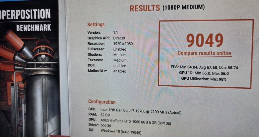 Placa video gaming GTX 1060 6GB White Dual Fan