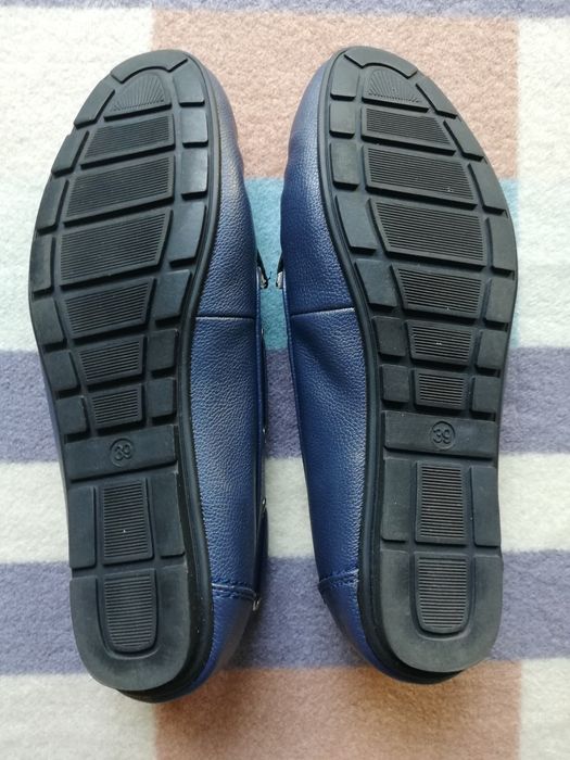 Mocasini noi bpc selection / bonprix albastru mărimea 39