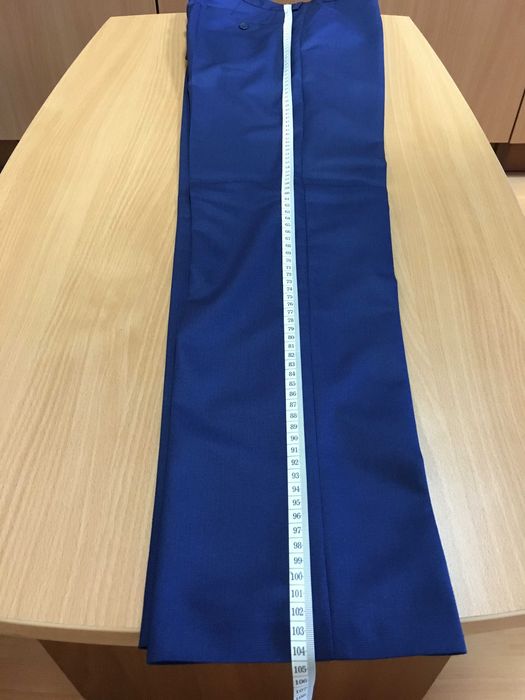 Мъжки официален панталон син