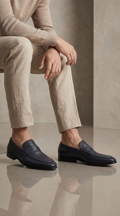 Обувь из Польши. Мужские кожаные туфли.