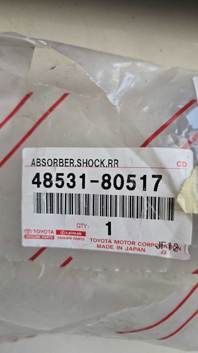 Amortizor spate nou OEM Toyota Hilux, 4Runner  - Cod 48531-80517