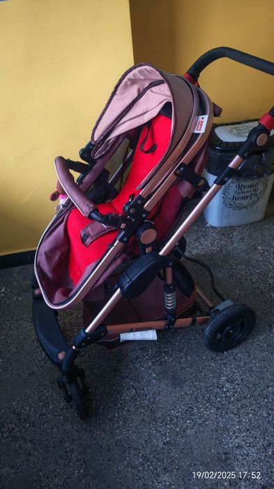 Бебешка комбинирана количка 3в1 Zizito Fontana