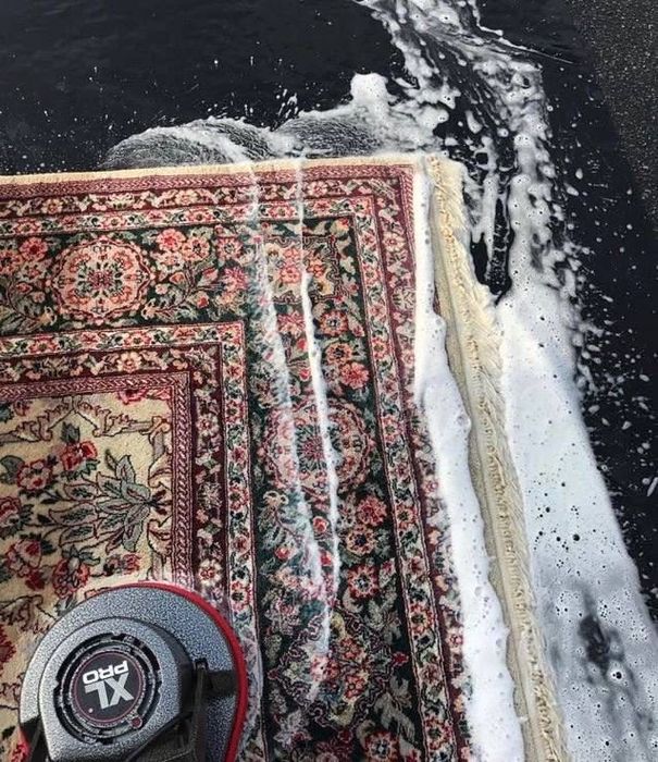 Кілем жуу, Стирка ковров