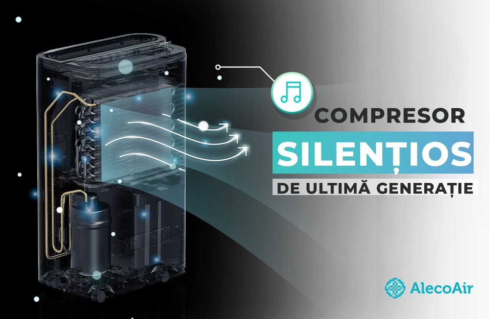 Dezumidificator & Purificator ALECOAIR D23 CLASSY – ca nou!