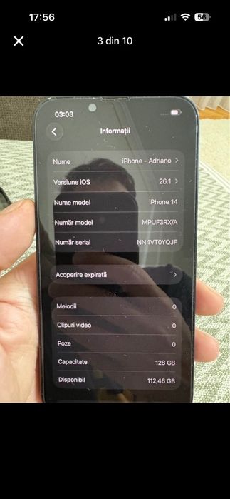 Iphone 14 baterie 89%