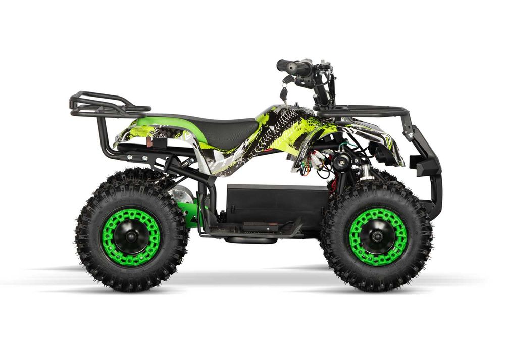 ATV electric NITRO Torino Quad 1000W 36V 12Ah, grafiti green