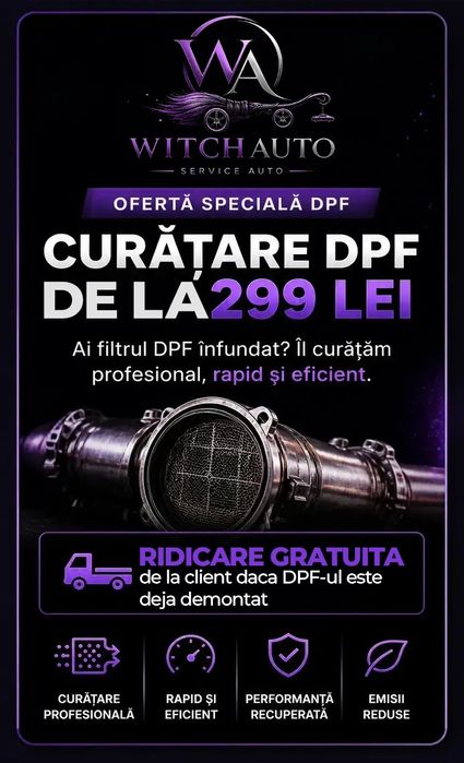 Oferta 299 Lei Curatare DPF/ Filtru De Particule