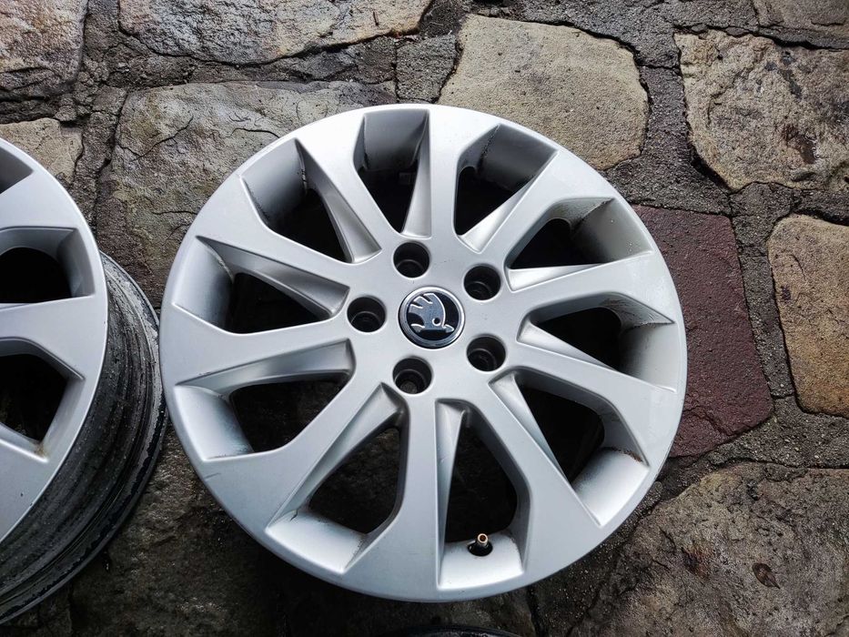 Шкода / Skoda 5х112 16 цола - оригинални лети джанти Skoda ET46
