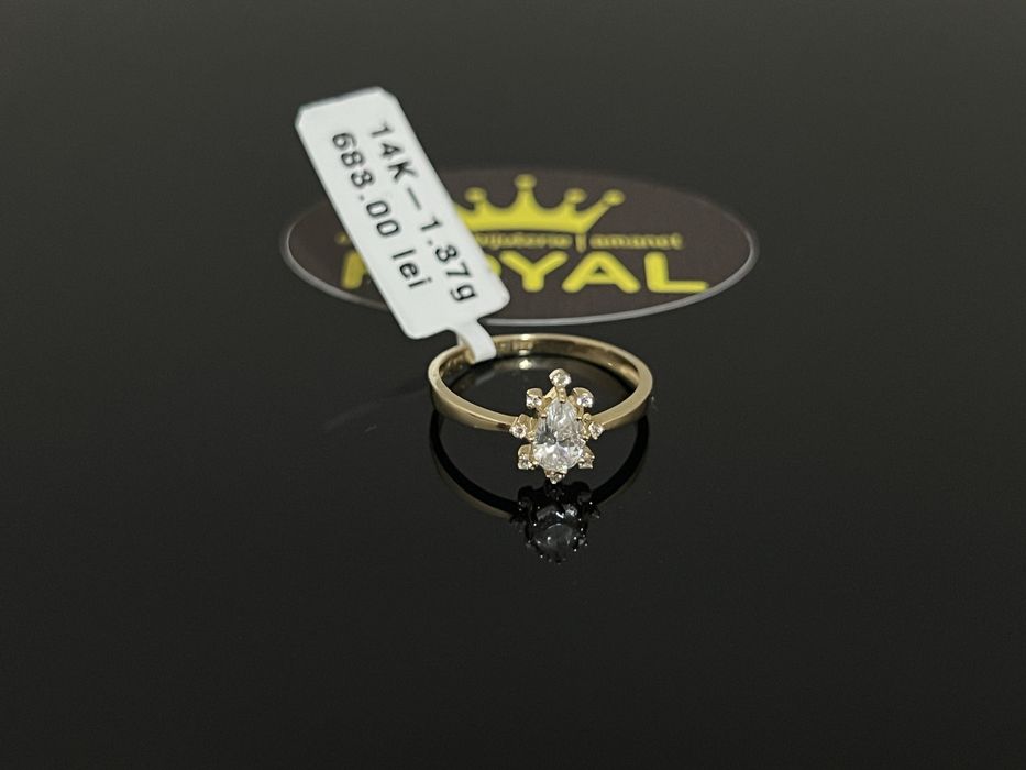 Bijuteria Royal CB : Inel dama aur 14K 1,37 grame