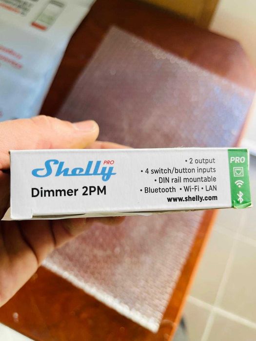 Shelly PRO Dimmer 2PM WiFi + Ethernet 1 canal