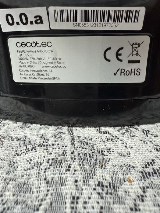 Парна ютия Cecotec Fast and Furious 6060