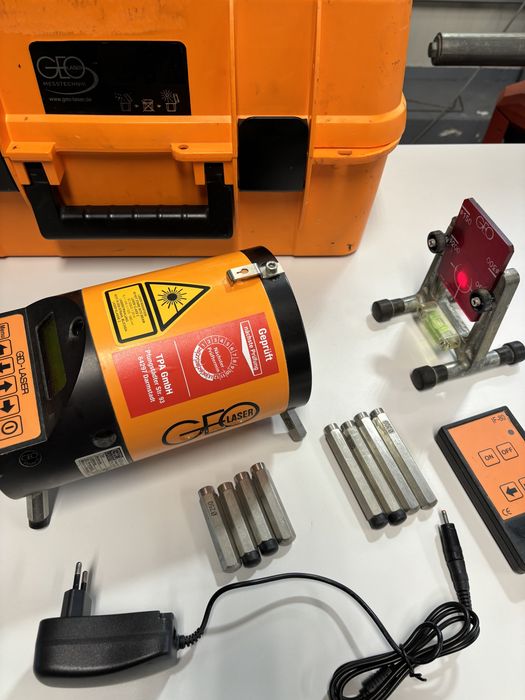 Nivela laser tevi canalizare geolaser kl80 leica topcon hilti
