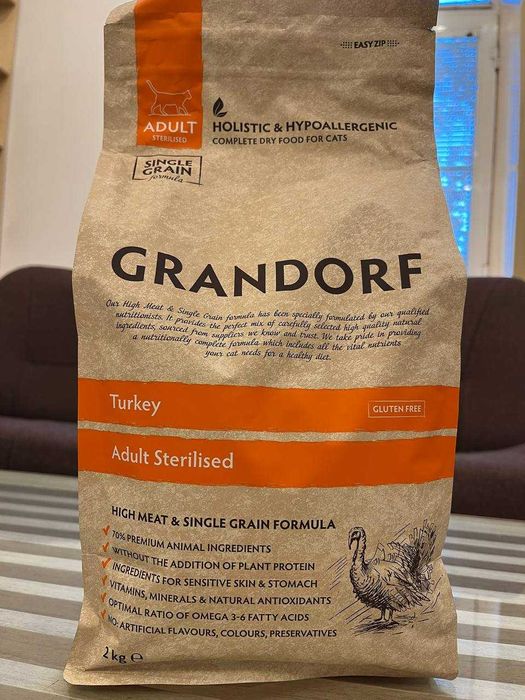 Grandorf сухой корм для кошек
